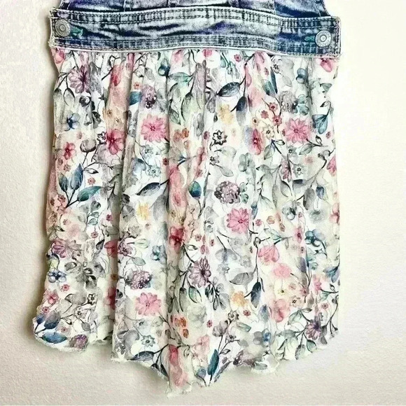 Jordache | Girls' Acid Wash Denim Skirtall Dress | Size 7/8 - Picture 4 of 15